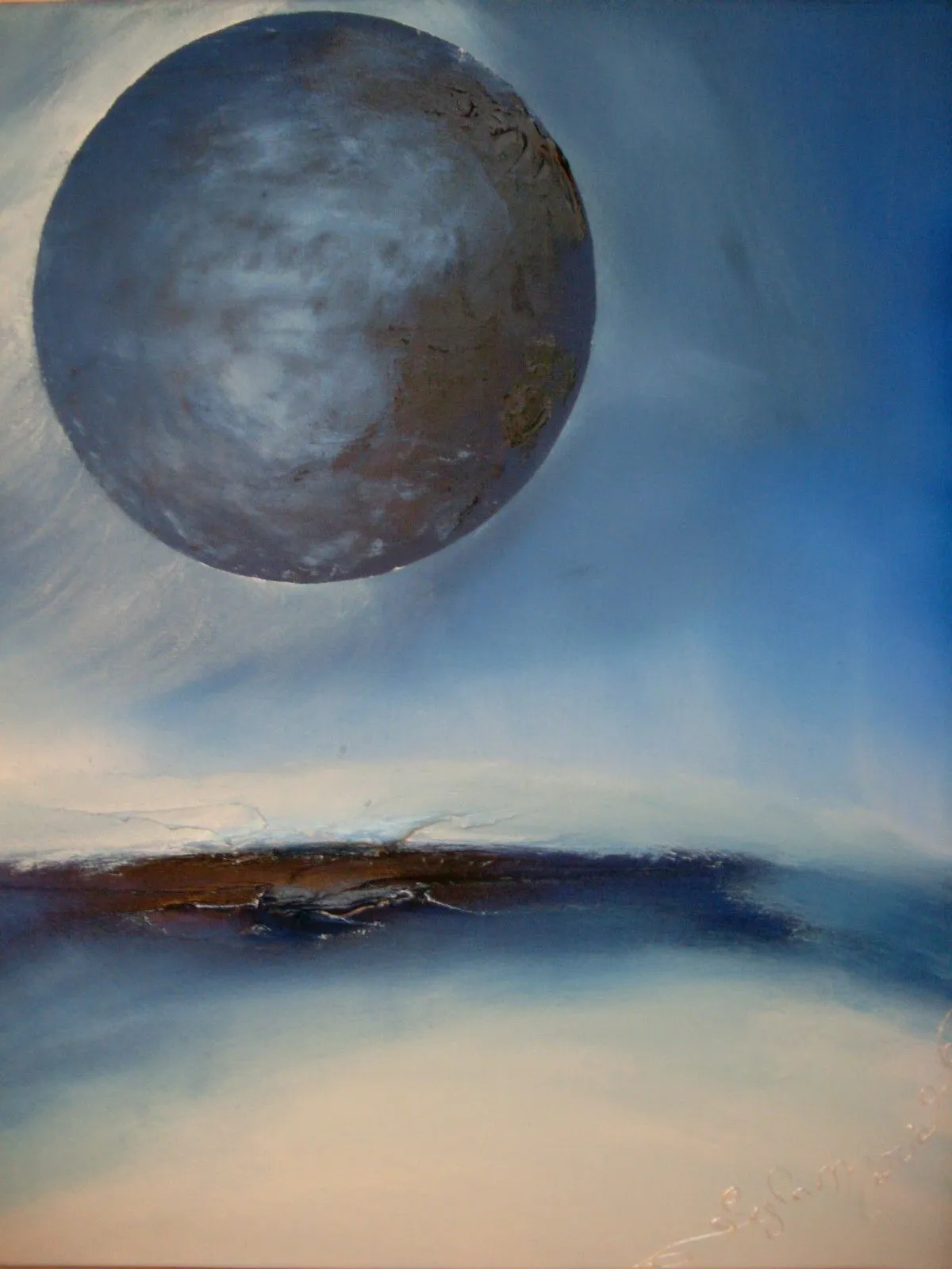Mondes perdus, artwork by sylviane marie nardini