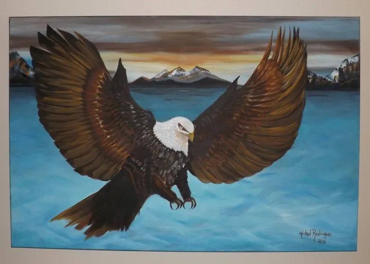 L'aigle, artwork by MICHEL JOSEPH RODRIGUE