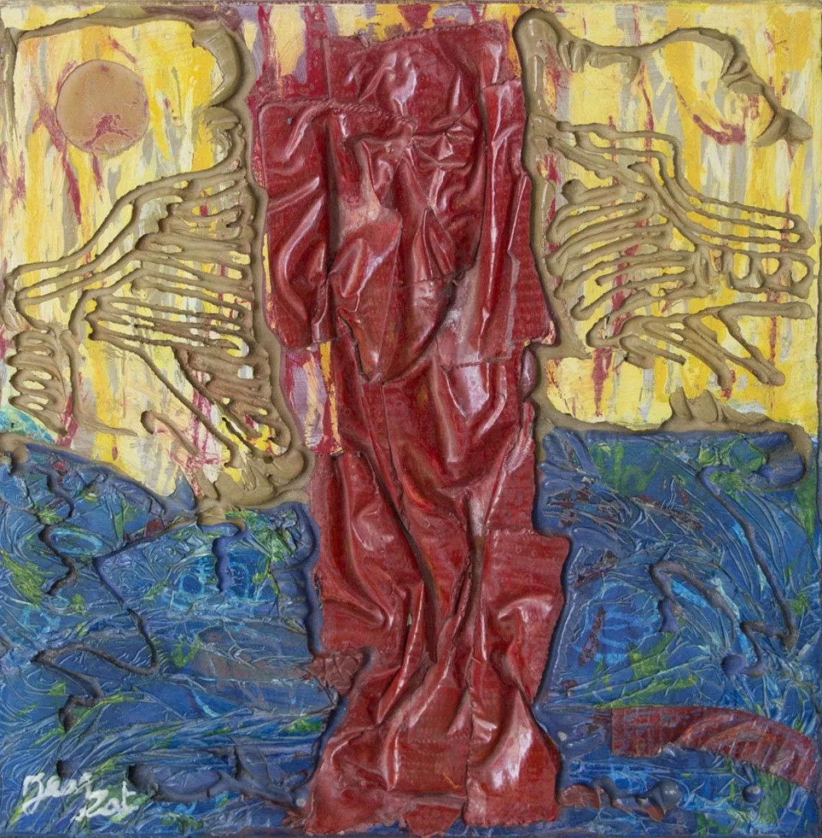 Red Flame # 1, œuvre de Jean-Luc Zattara