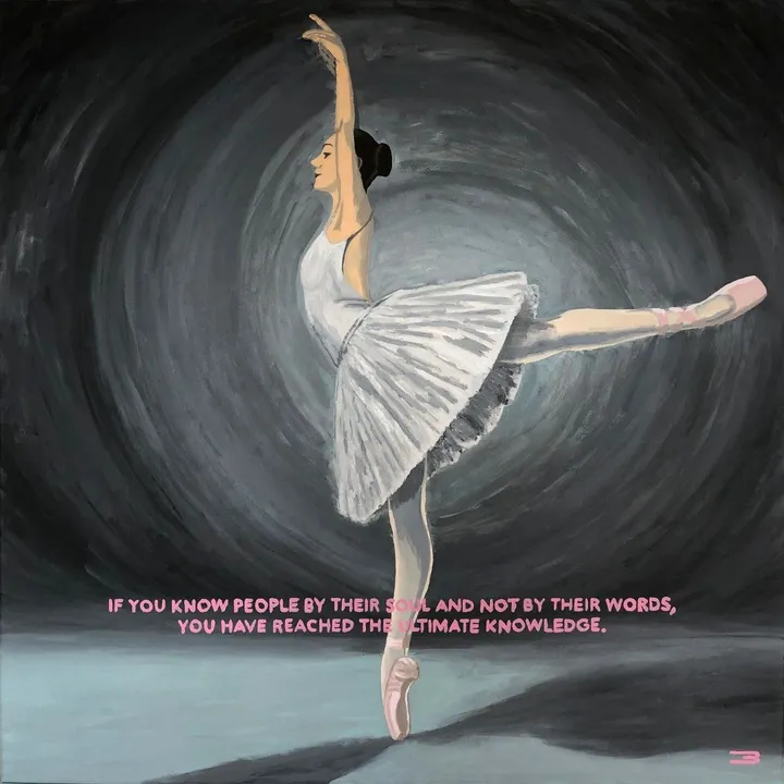You can't fake an arabesque., œuvre de Eduardo Bessa