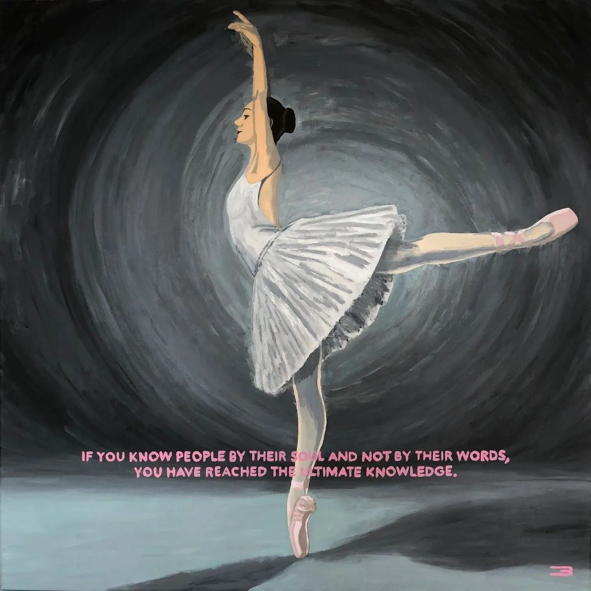 You can't fake an arabesque., œuvre de Eduardo Bessa