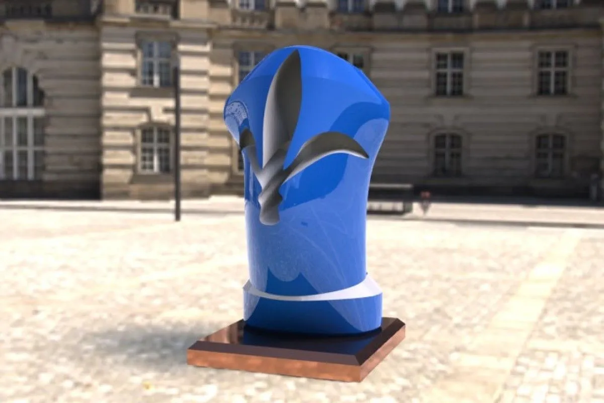 Pion du Roy, œuvre de Dominique Lesquir