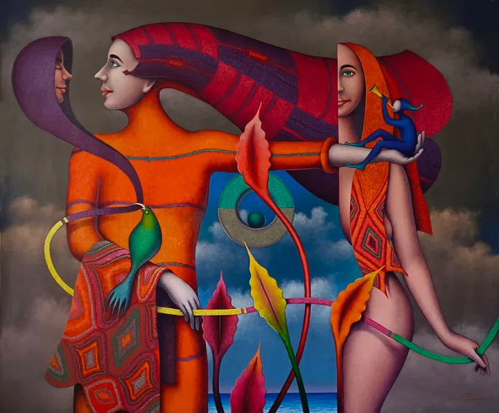 Entre deux amours, œuvre de Jose Luis De la Barra Bellido