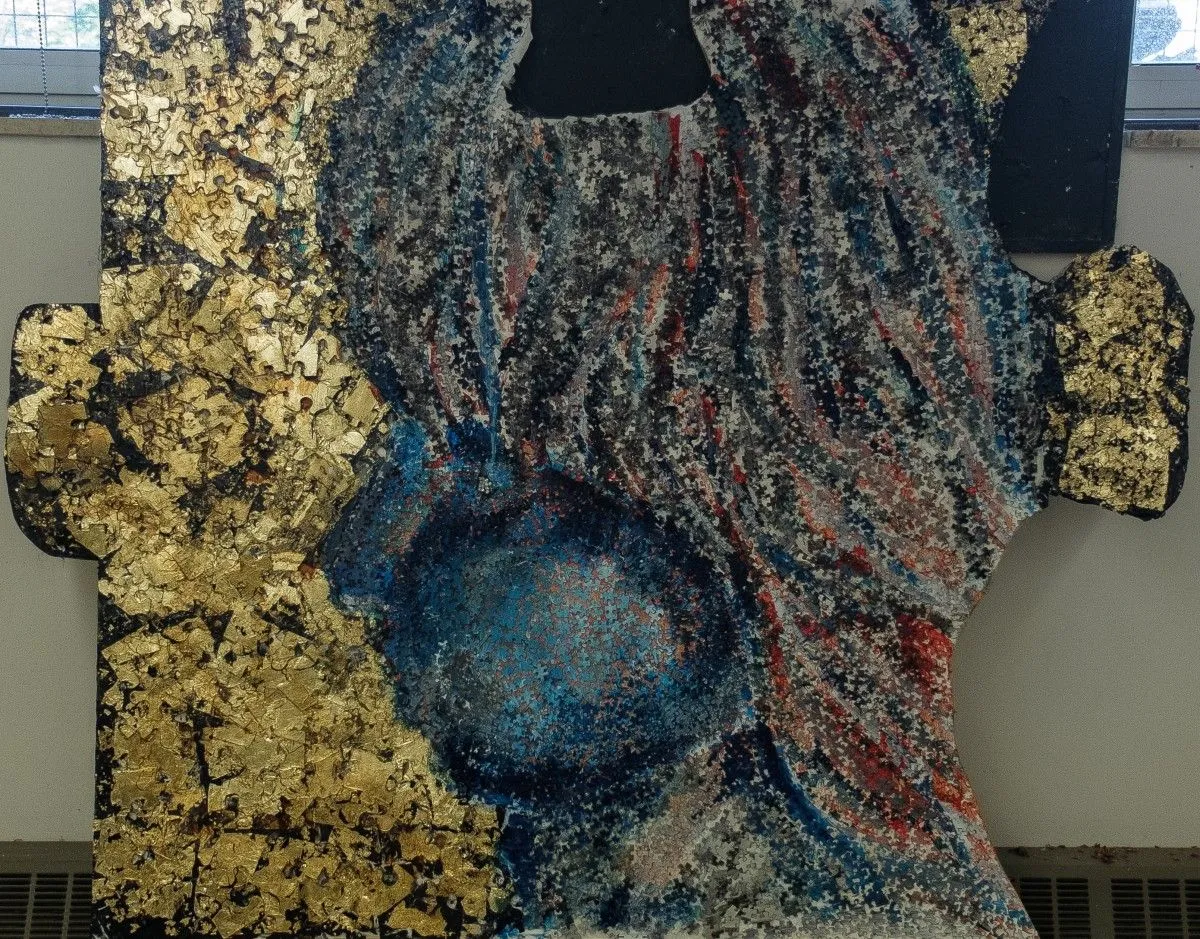 L'icône., artwork by Marjorie Lafrenière