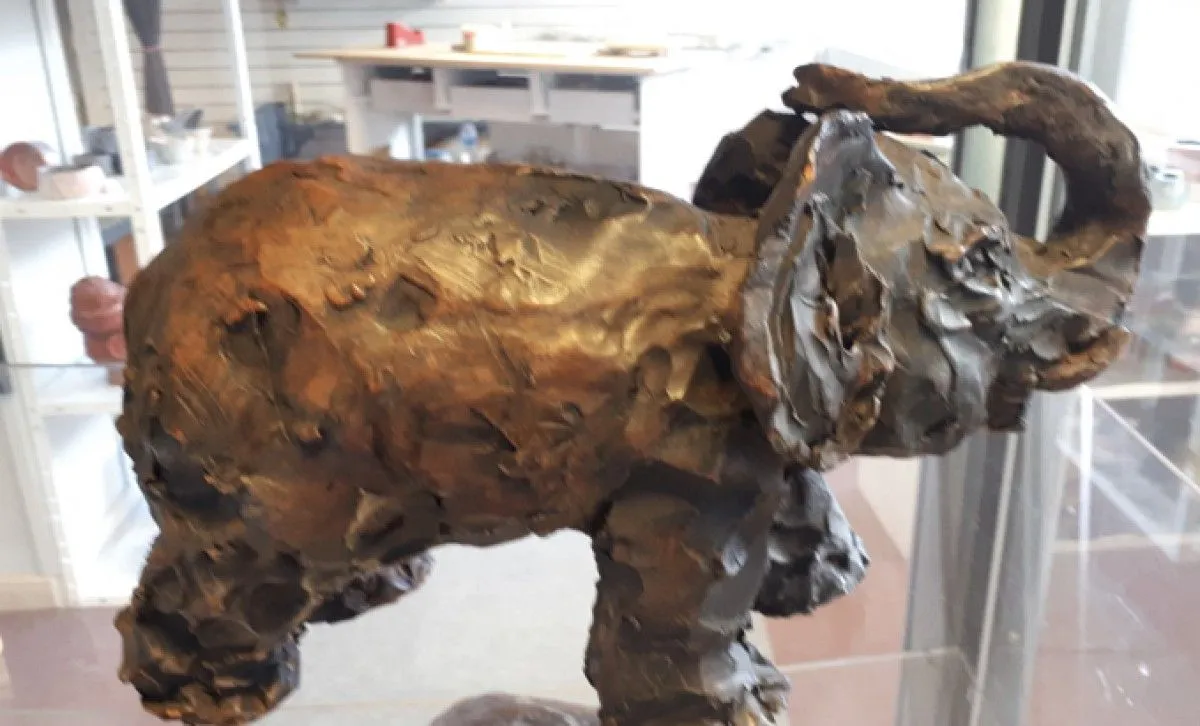 Éléphant, artwork by Anne Cellier