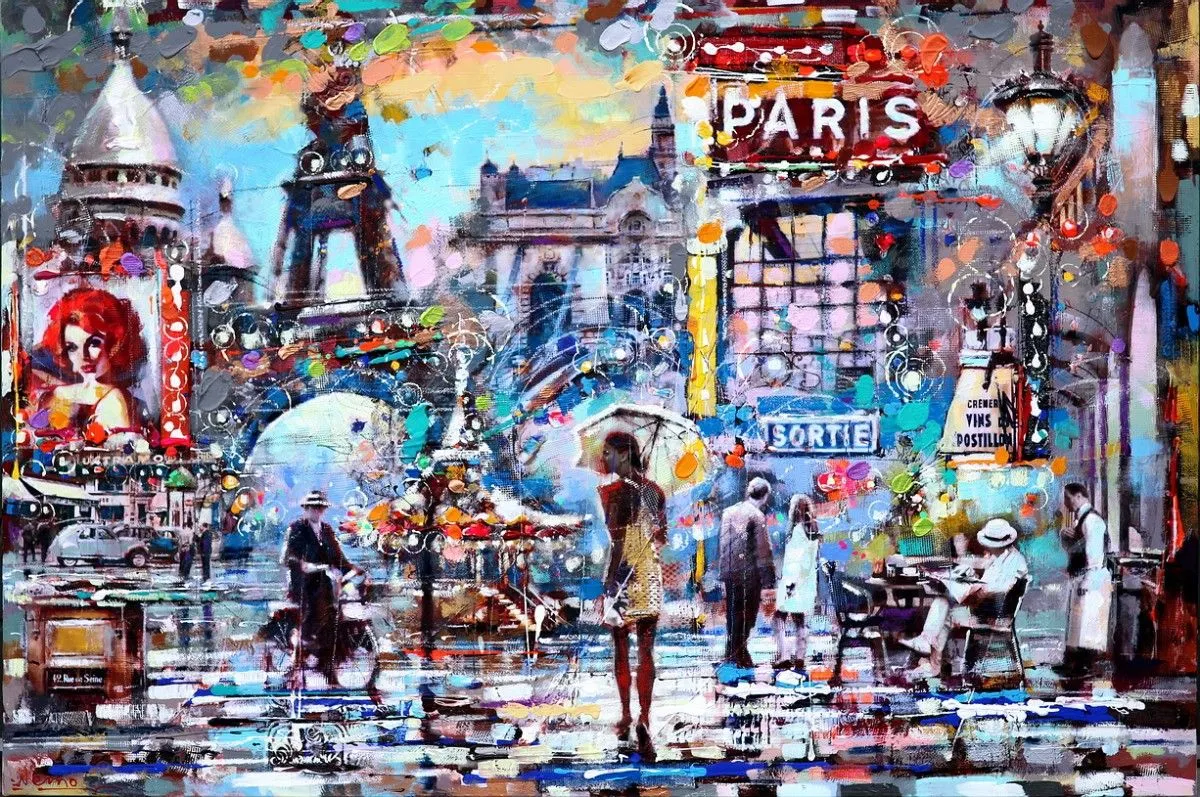 Paris, œuvre de Victor Colesnicenco