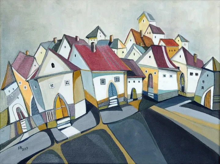 The placid town, œuvre de Aniko Hencz