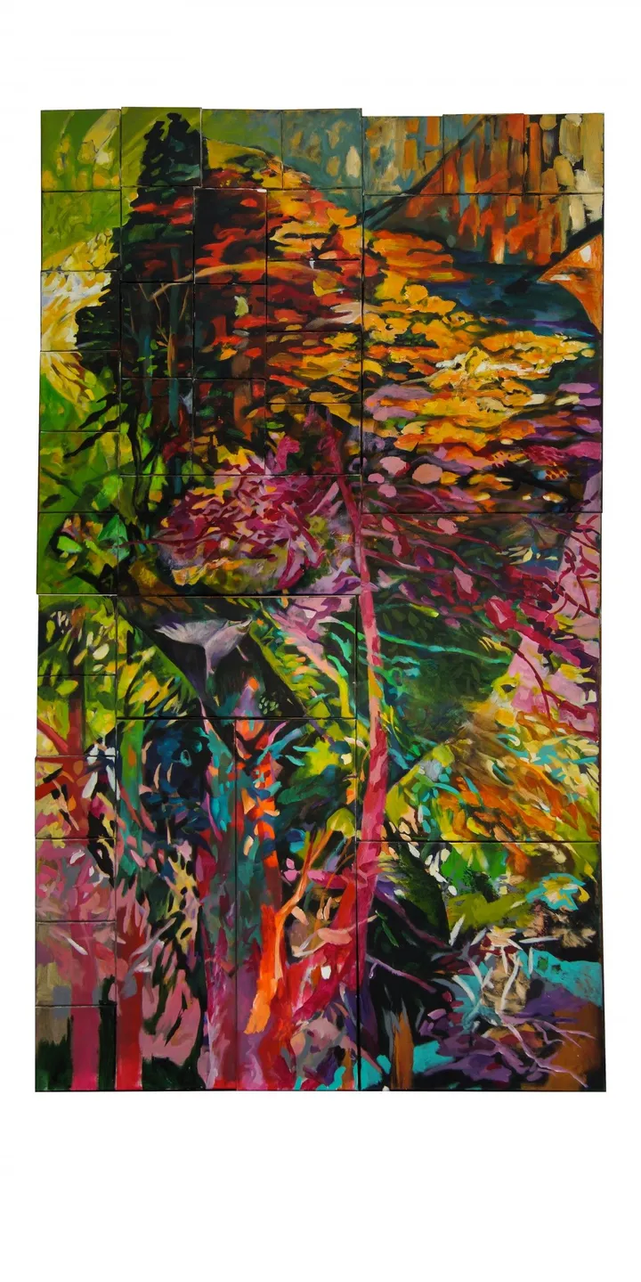 When autumn sings softly, artwork by Dragos Botezat