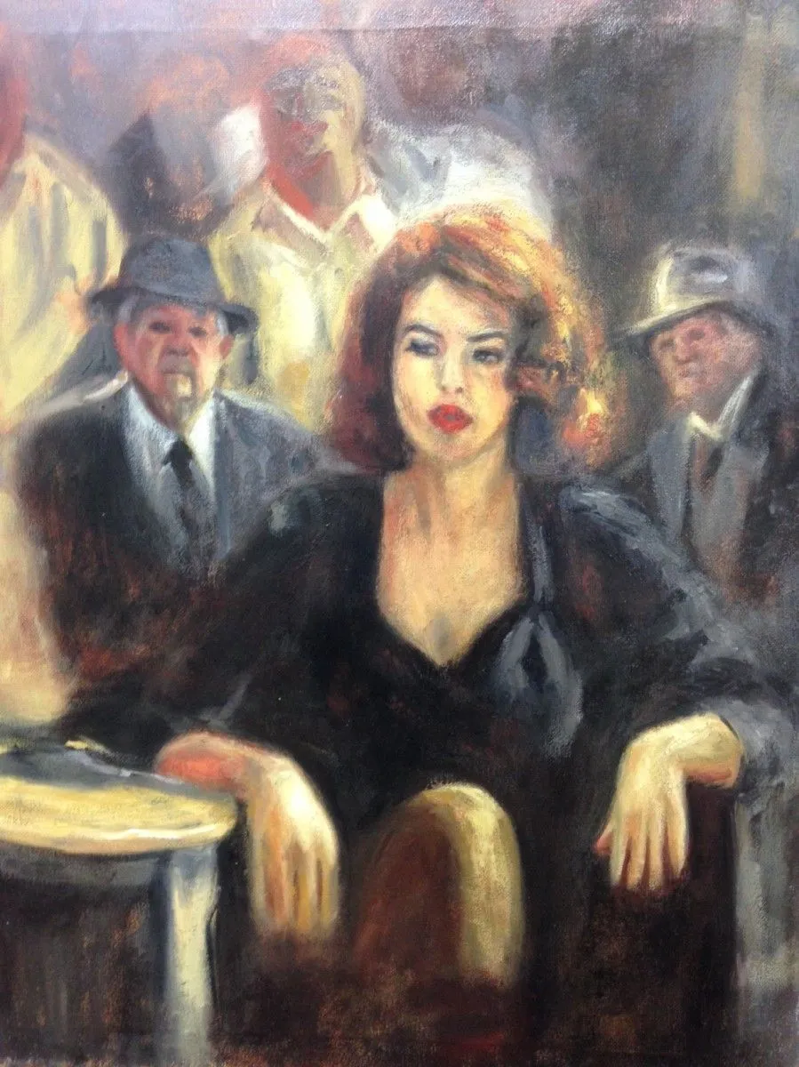 mystery woman, artwork by sergio defreitas