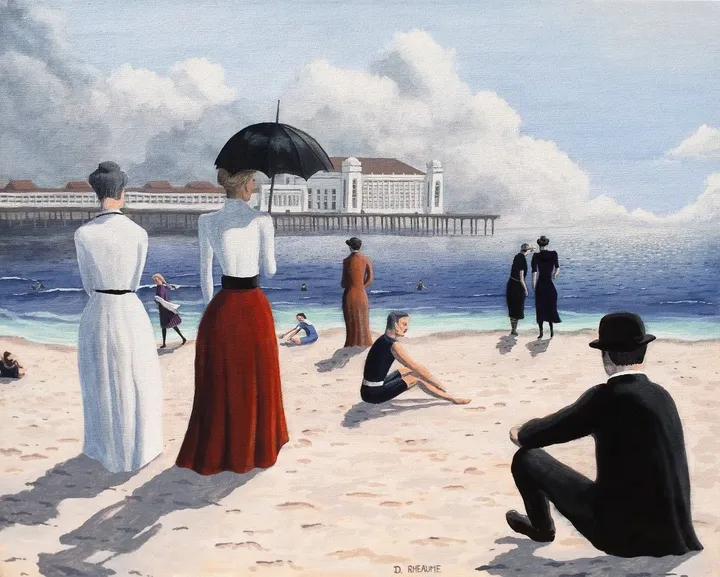 Atlantic City Beach, œuvre de Dave Rheaume