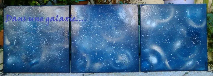 DANS UNE GALAXIE...., artwork by Brigitte Lambert