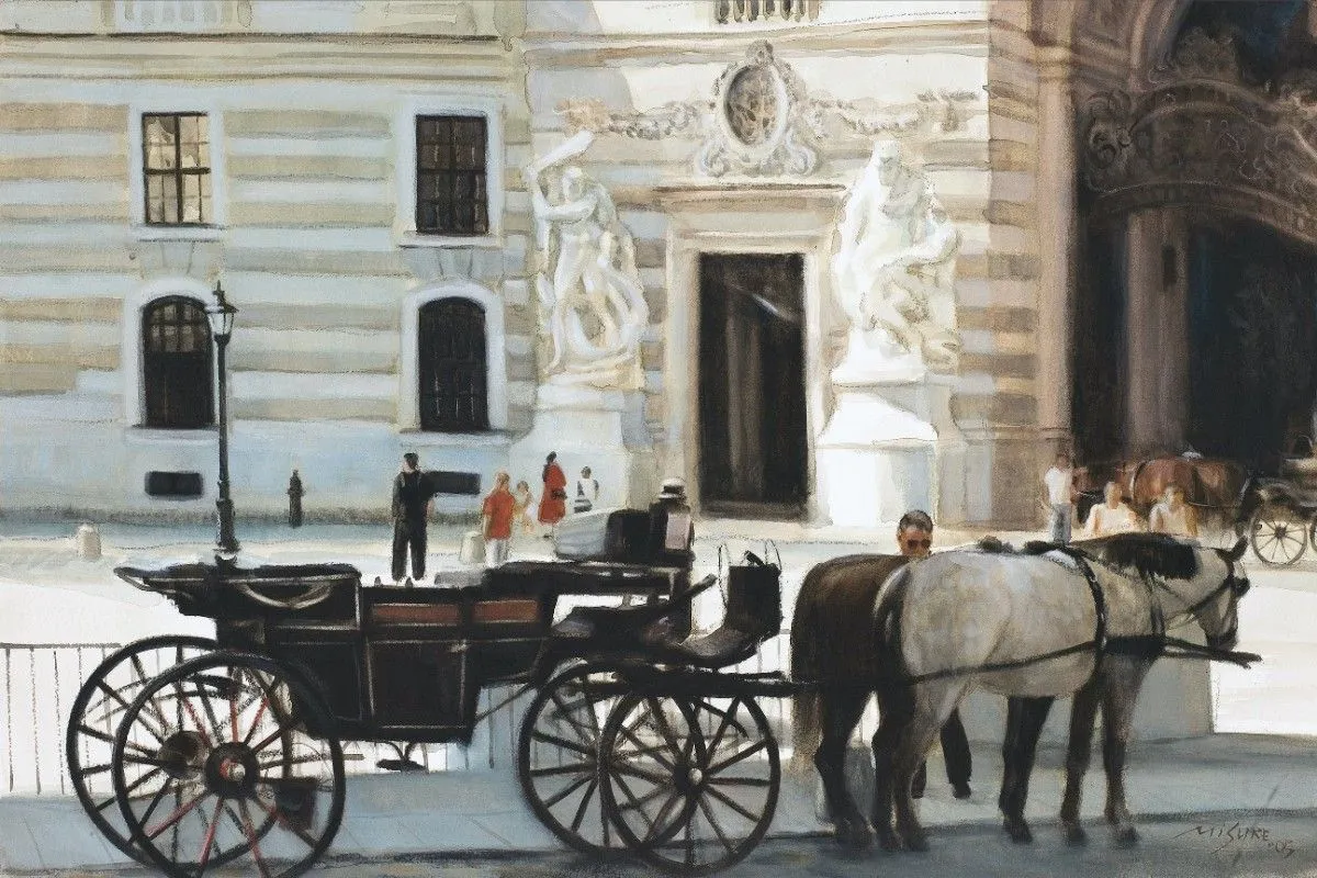 Hofburg Vienna, artwork by Misure Nien
