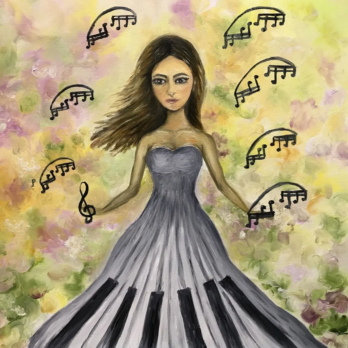 Opera singer, œuvre de Yuliia Stelmakh