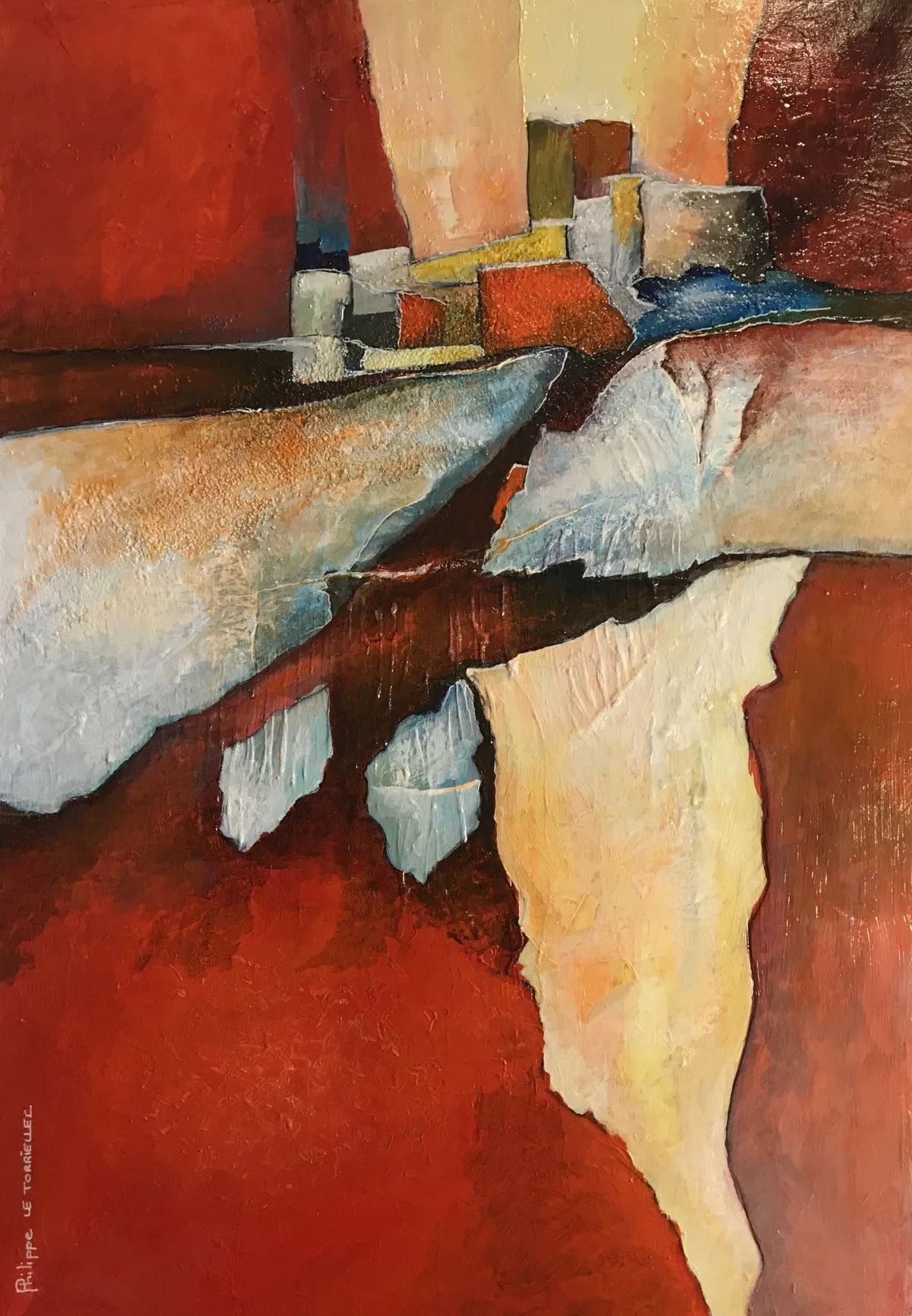 Iceberg Red, œuvre de Philippe LE TORRIELLEC