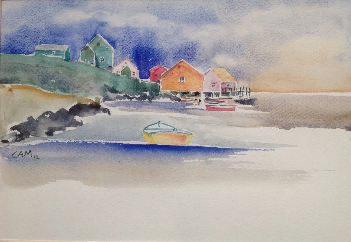 Blue Skies, artwork by Cam Albright