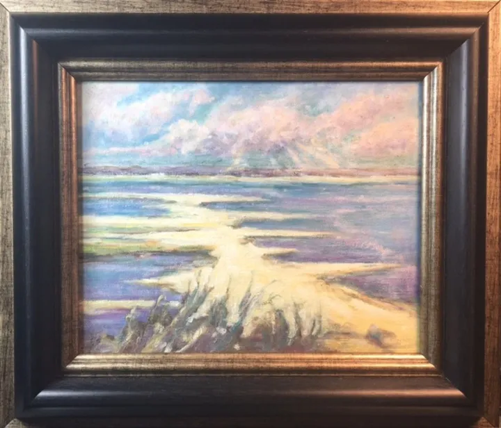 Day at the sandbar/sold, œuvre de Rebecca Manns