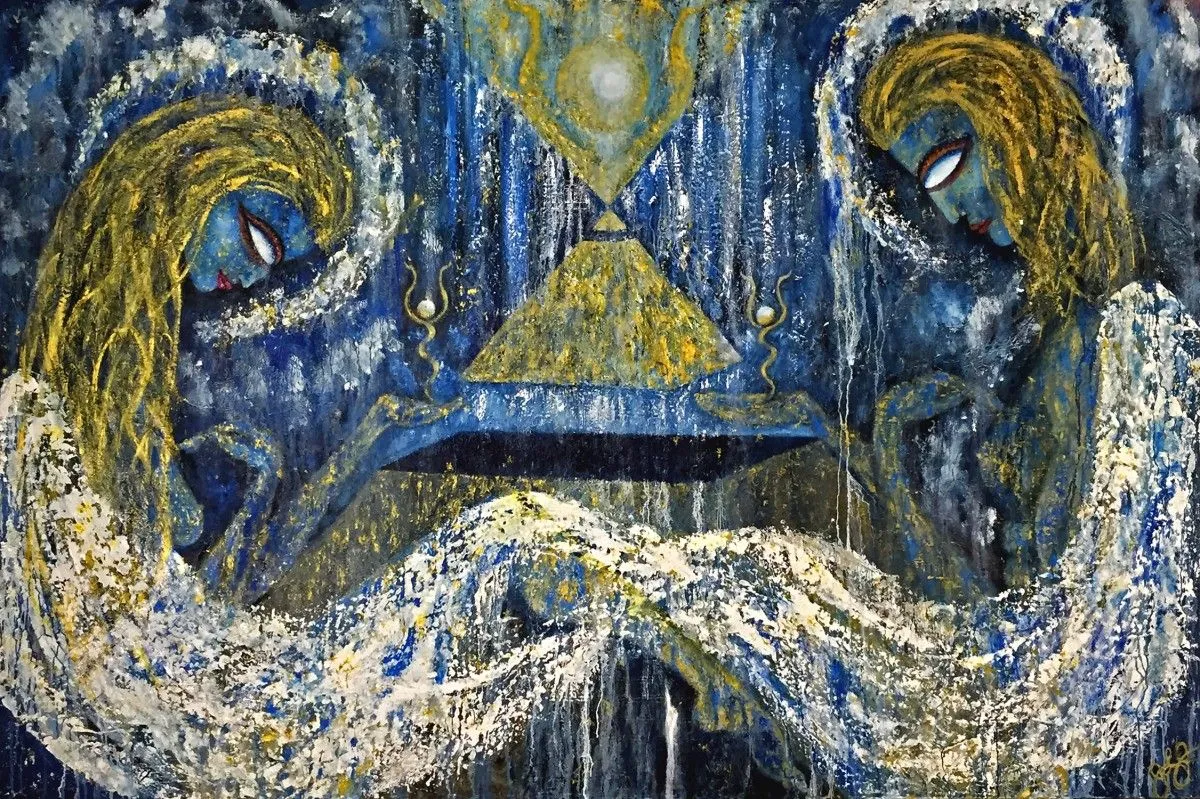 jophiel & raphael., artwork by Jason Lincoln Jeffers