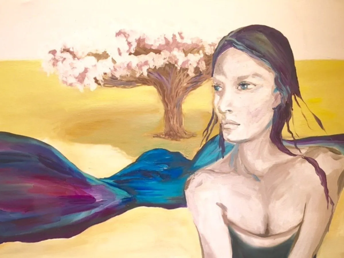 pensive, œuvre de Ida Masi DeMaria
