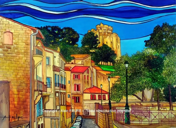 Ô MON CHÂTEAU, artwork by Alain FAURE
