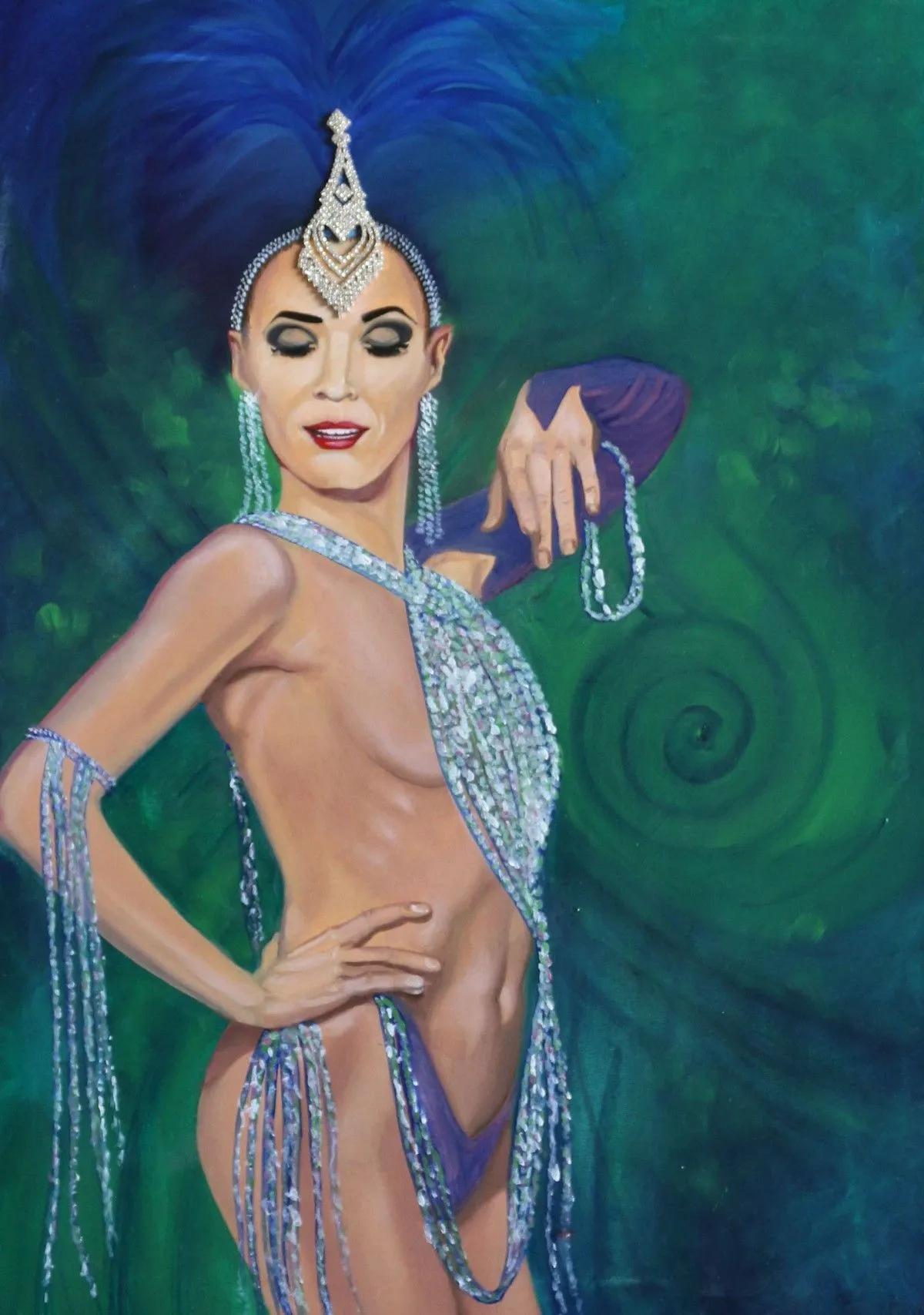 La Goulue, artwork by Shelley Anne Bogaard
