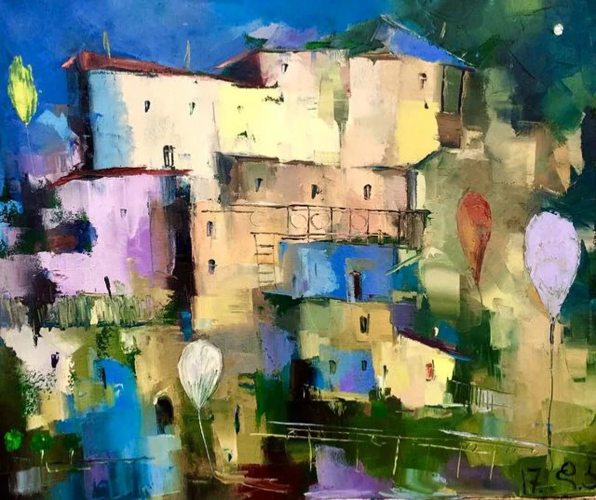 "Evening", œuvre de David Kezevadze
