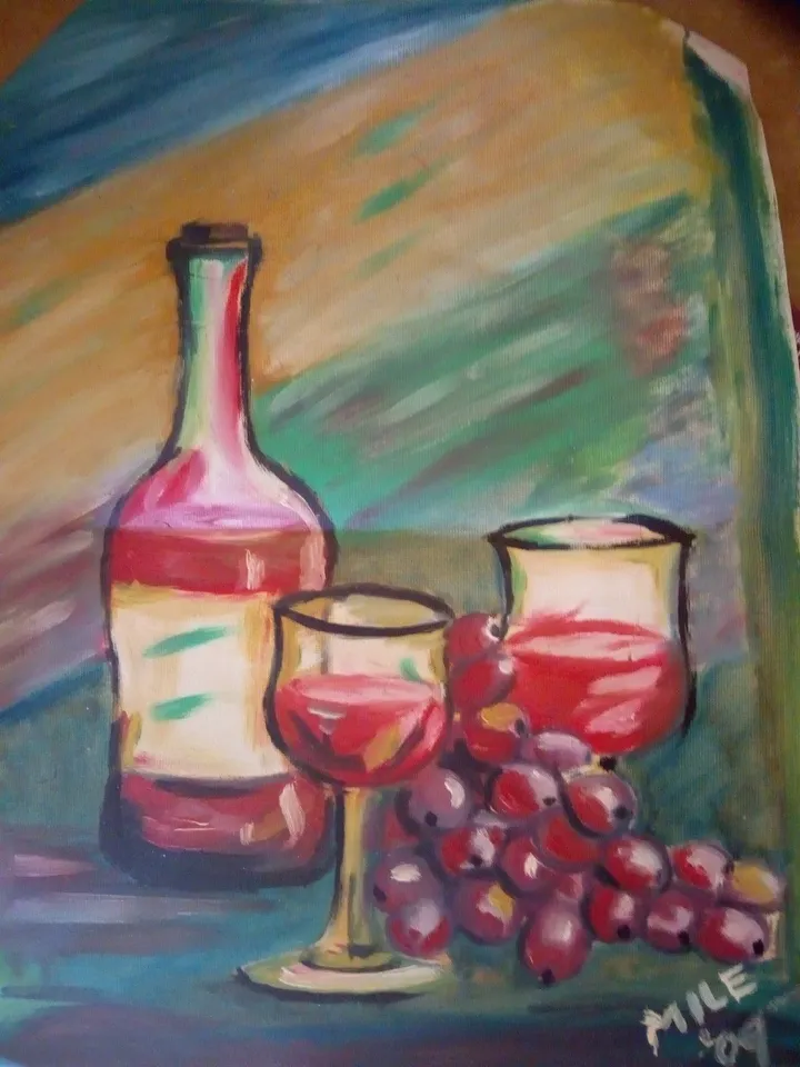 RED GRAPES, œuvre de Mile Vilotijevic