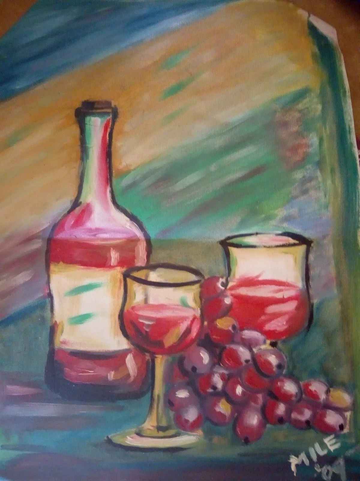 RED GRAPES, œuvre de Mile Vilotijevic