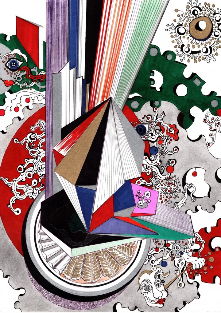 False impression.Wrong direction..., artwork by Eliyahu Ugg