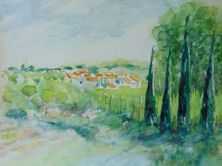 Provence, artwork by François Paris