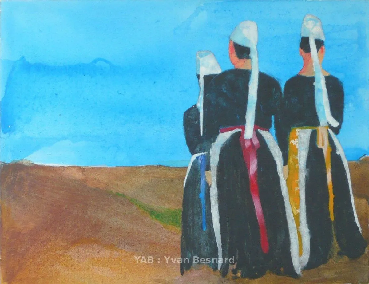 La Veuve de Kerhor, artwork by Yvan Besnard