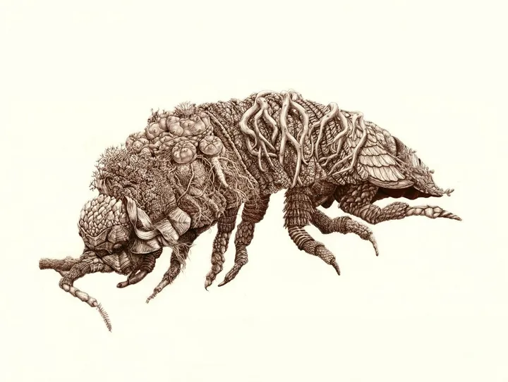 Hemilepistus reaumuri- The Desert, œuvre de Ottilia Pfeil