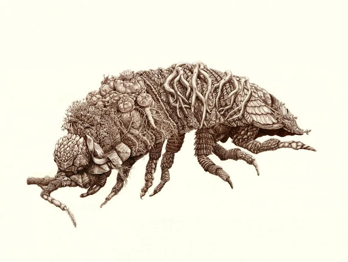 Hemilepistus reaumuri- The Desert, œuvre de Ottilia Pfeil