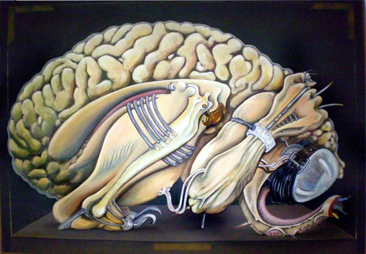 la condition humaine, œuvre de chedly belkhamsa