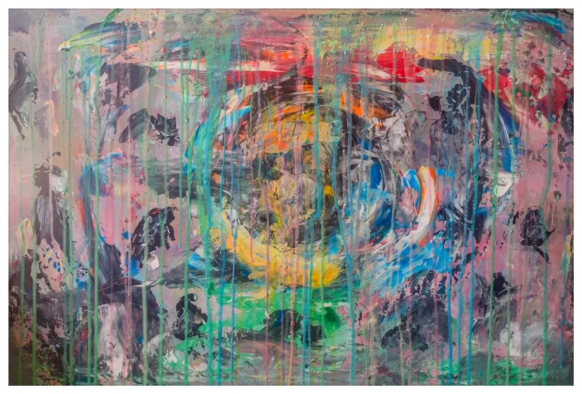 Vibrant Chaos, artwork by Patrick van