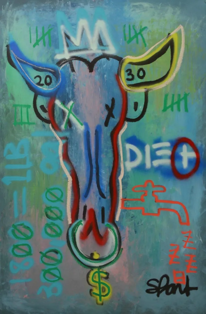 Beef is King II, œuvre de Stephanie Fonteyn