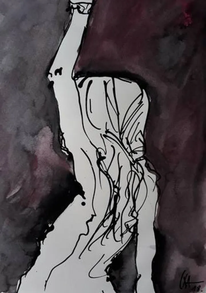 NUDE ATTITUDE - XII, œuvre de Pixtabxl Station
