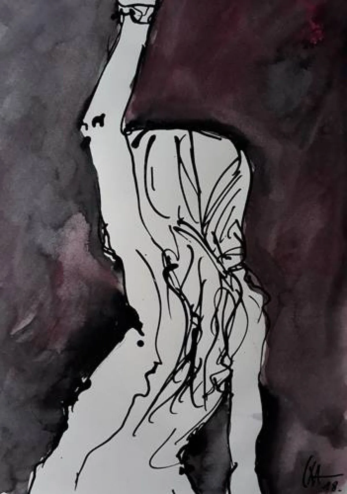 NUDE ATTITUDE - XII, œuvre de Pixtabxl Station