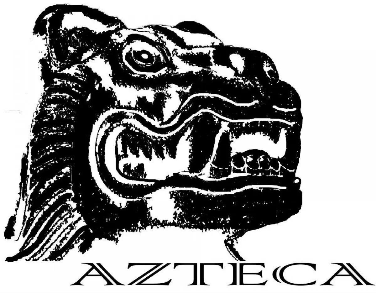 Aztec God, artwork by Miguel Alvarez