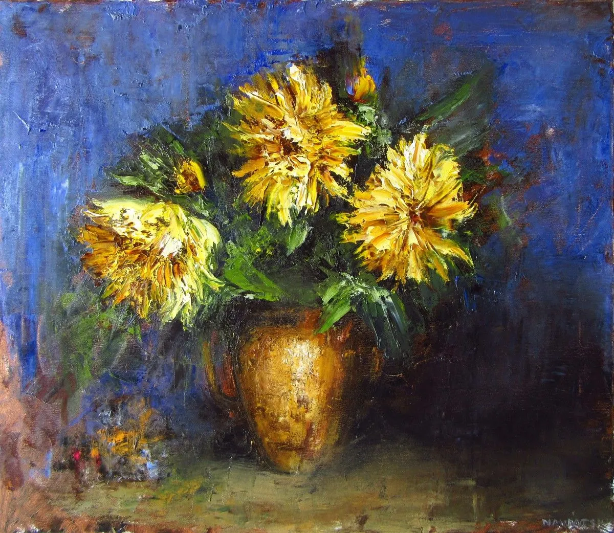 flowers, artwork by Igor Navrotskyi