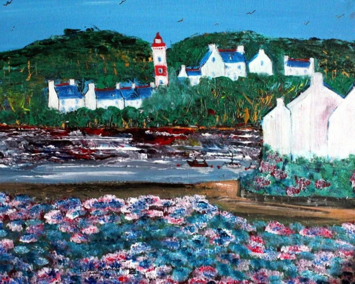 Doëlan le port, artwork by Didier DUCLOS