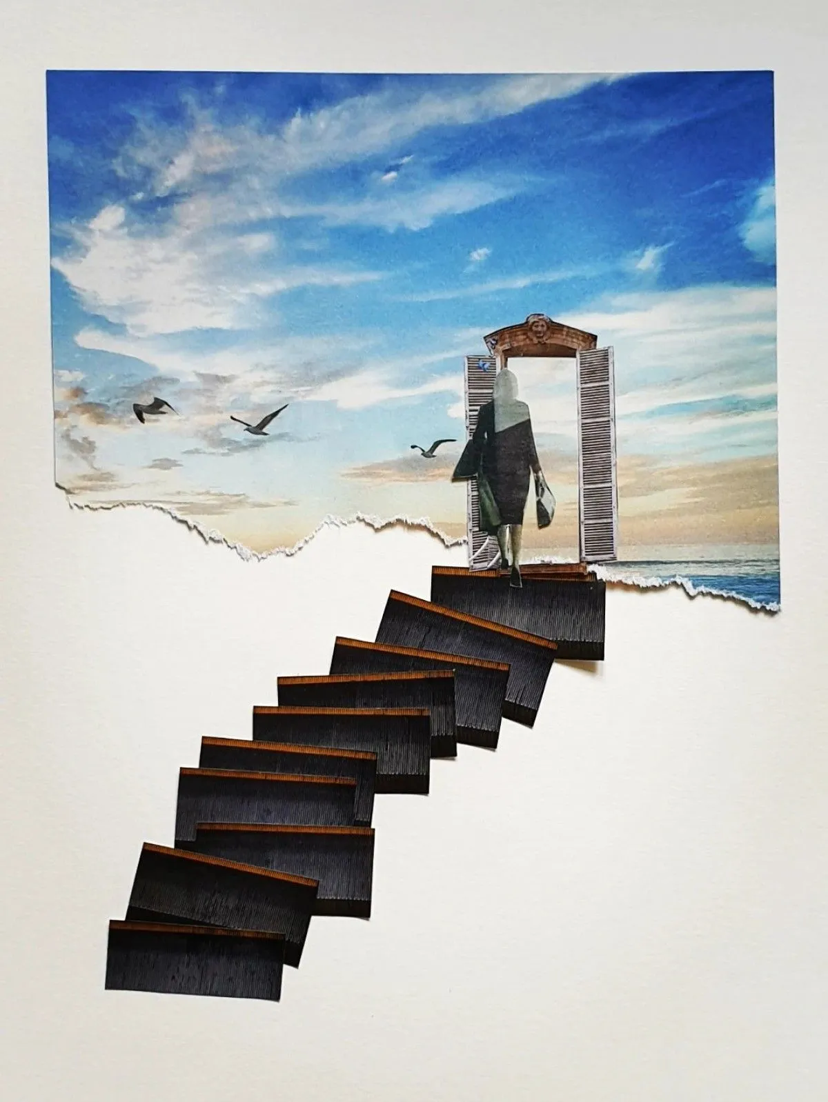 La traversée, œuvre de Julie Verhague