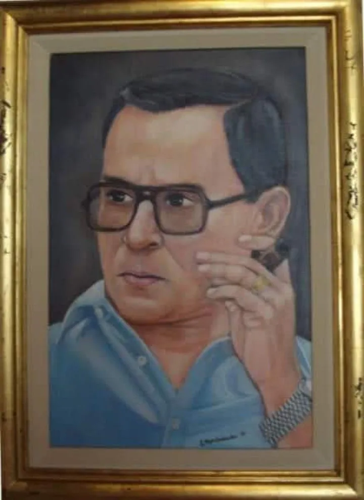 Juan Manuel Moya Muñoz, artwork by Ligia Moya