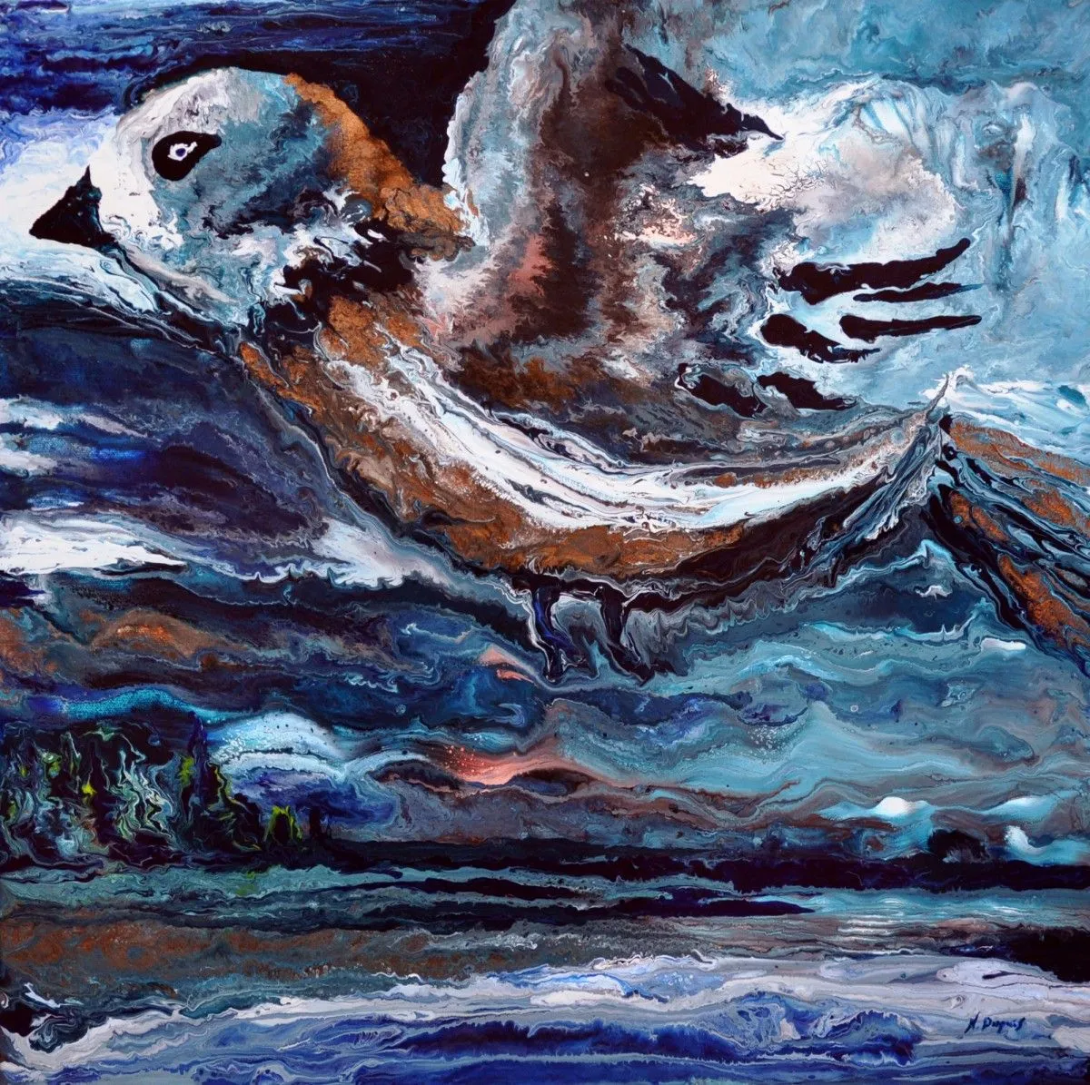 En liberté, artwork by Nathalie Dupuis