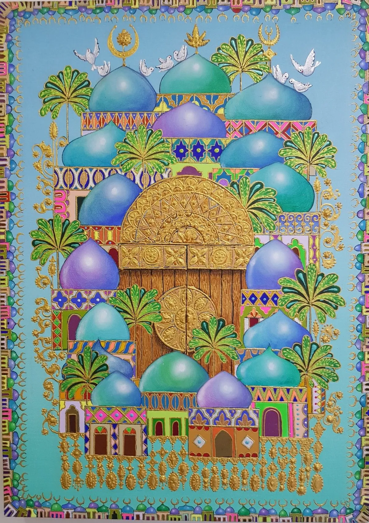 Dreams city, artwork by Mohammed Al mousleh