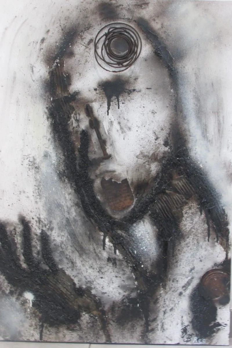 "El grito", artwork by Regis Botino