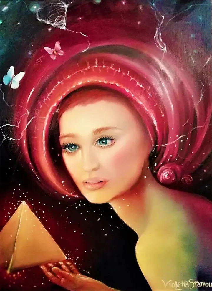 Kchacoon in the Ether, œuvre de violetta stamou