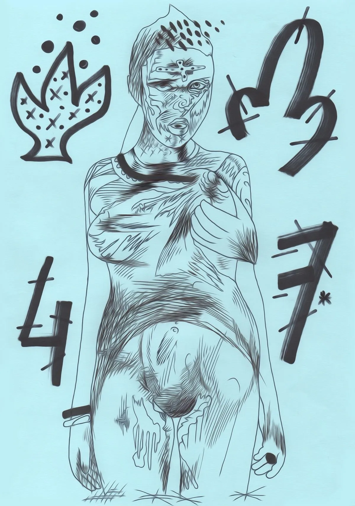§!çèç!è§ç, artwork by Laura H
