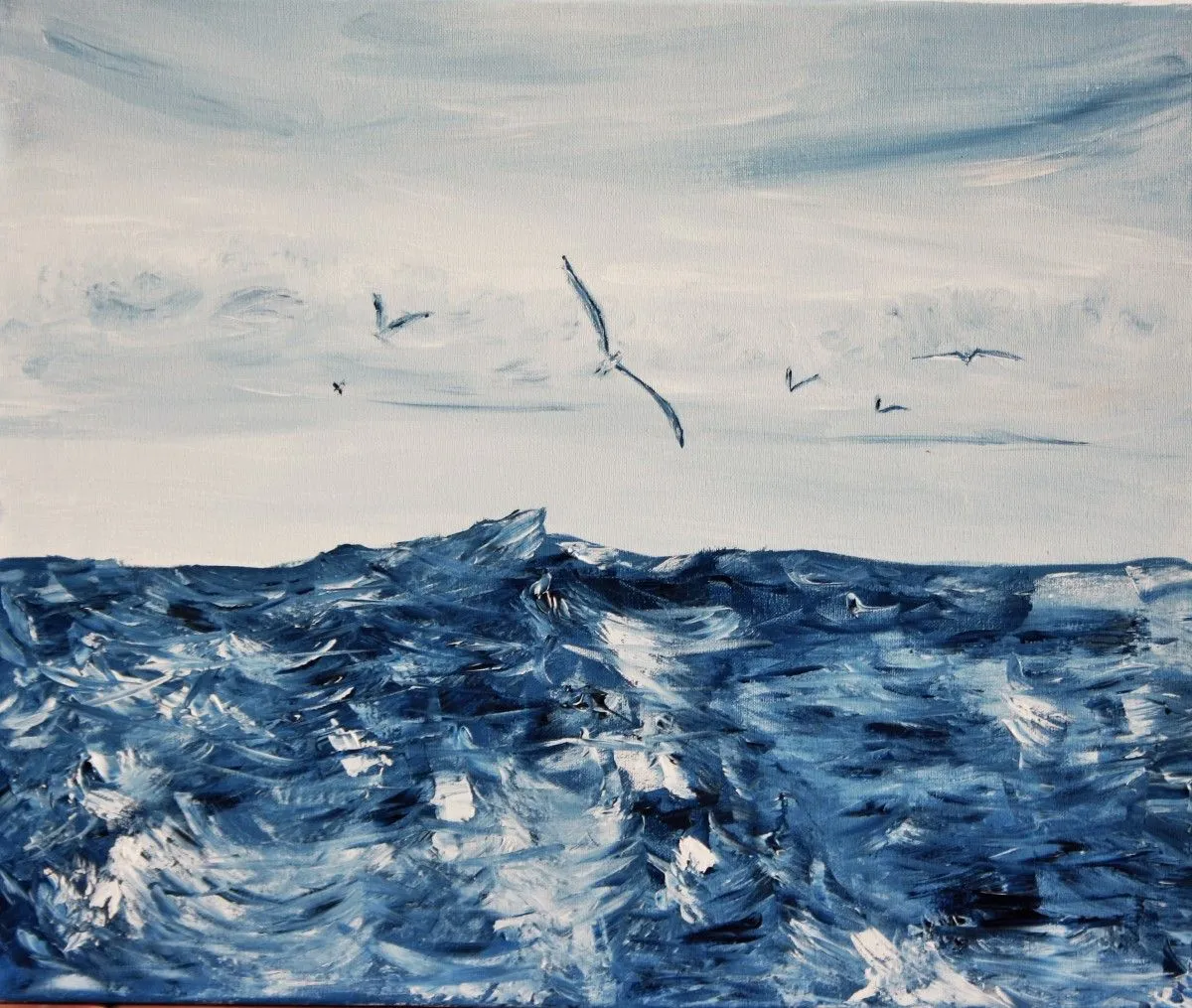 deep blue see, œuvre de Elen Poddubnaya