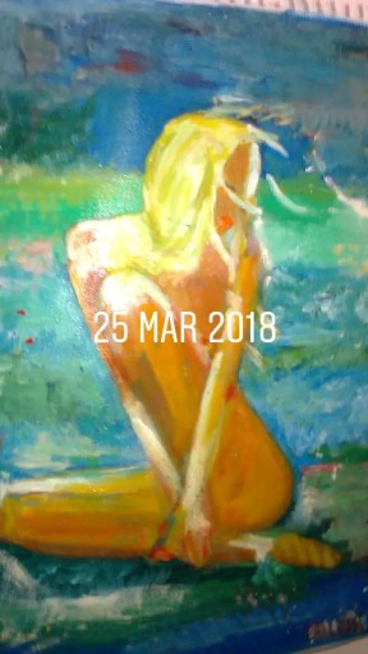 she is waiting, œuvre de Mile Vilotijevic