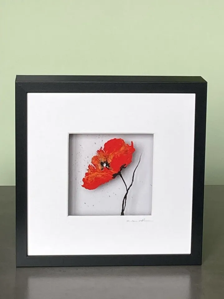 Coquelicot, artwork by Rita Vandenherrewegen